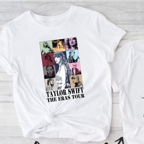 Taylor Swift The Eras Tour Shirt, Swiftie Merch T-Shirt, Back And Front Shirt - Picture 1 of 2